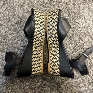 Platform wedge sandals